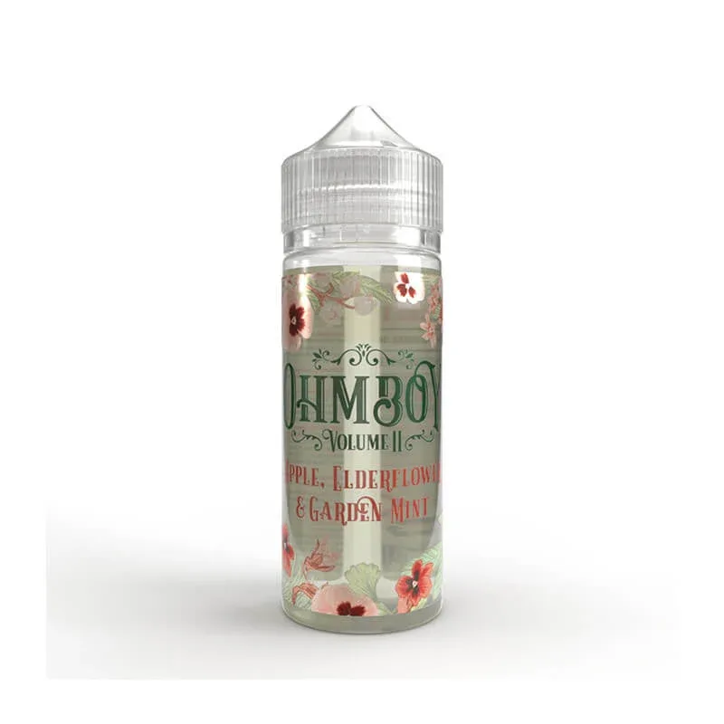 Ohm Boy Apple Elderflower & Garden Mint 100ml Shortfill E-Liquid