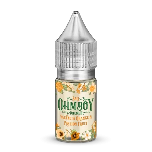 Ohm Boy Valencia Orange & Passion Fruit Nic Salt E-Liquid 20mg