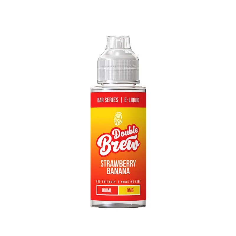 Ohm Brew Double Brew Strawberry Banana 100ml Shortfill