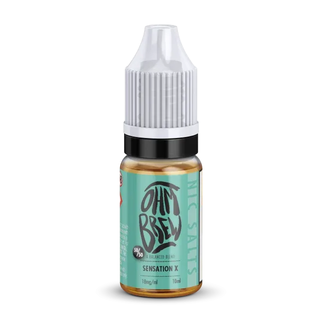 Ohm Brew Sensation X 50/50 Nic Salt E-Liquid