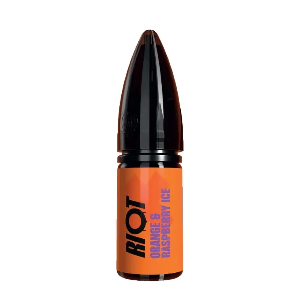 Orange & Raspberry Ice Nic Salt E-Liquid Riot X by Riot Squad (10ml)
