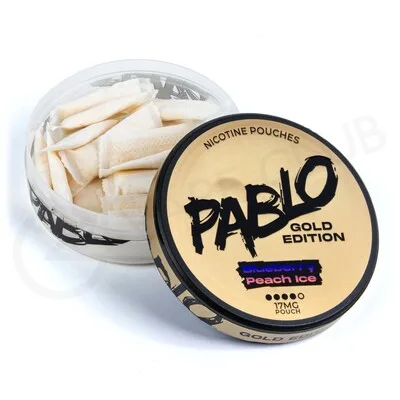 Pablo Gold Blueberry Peach Ice Nicotine Pouches
