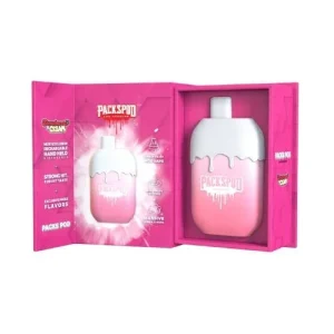 Packwood Packspod 5000 - Disposable Vape Device - Strawberries & Cream