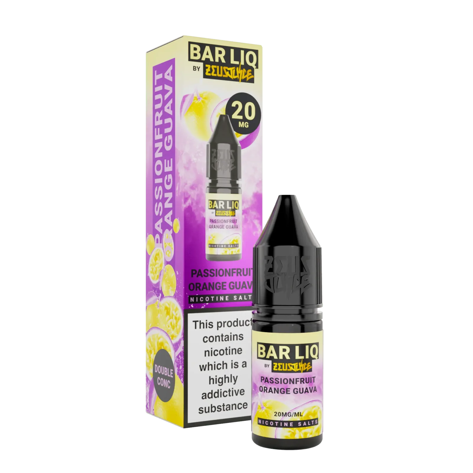 Passionfruit Orange Guava Nic Salt Bar Liq By Zeus Juice