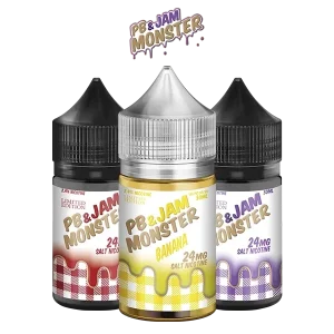 PB and Jam Monster Salt E-Liquid – 30mL