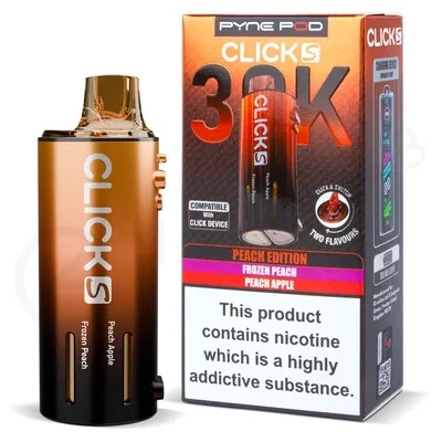Peach Edition Pyne Pod Click S 30K Refill Pod
