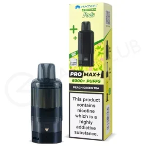 Peach Green Tea Hayati Pro Max Plus Refill Pod