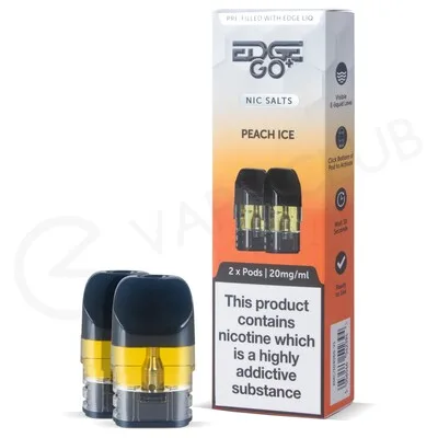 Peach Ice Edge Go Plus Prefilled Pods