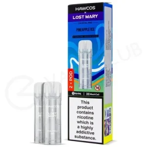 Pineapple Ice Hawcos x Lost Mary Crystal Pro Prefilled Pods