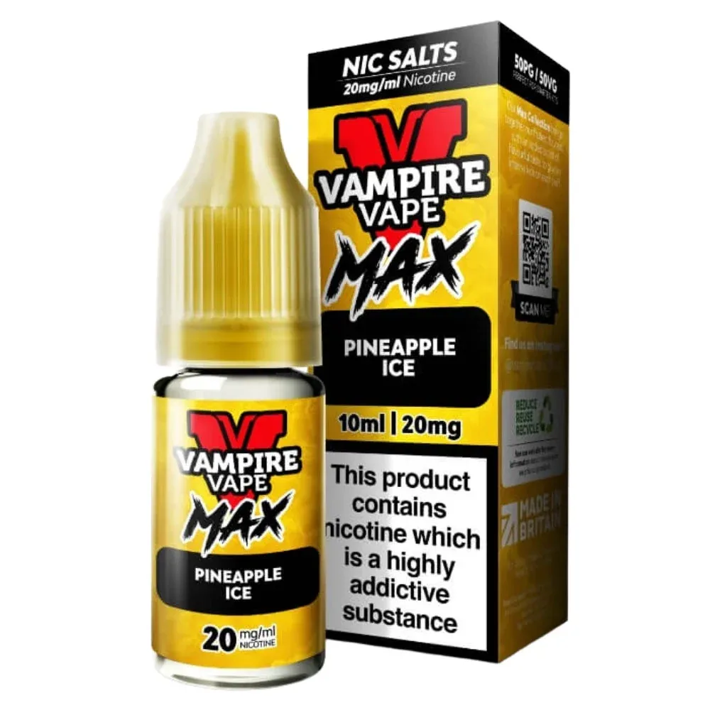 Pineapple Ice VV Max Nic Salt E-Liquid by Vampire Vape (10ml)