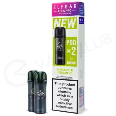Pineapple Lemon QI Elf Bar Elfa Pro Prefilled Pod - Image 2