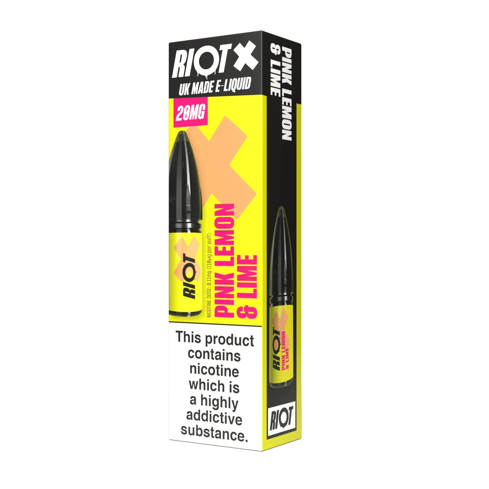 Pink Lemon & Lime Nic Salt By Riot X