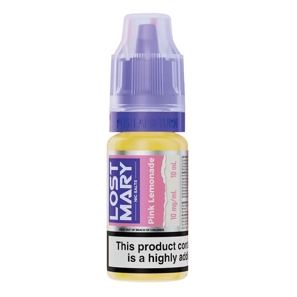 Pink Lemonade Nic Salt E-Liquid by Lost Mary (10ml)