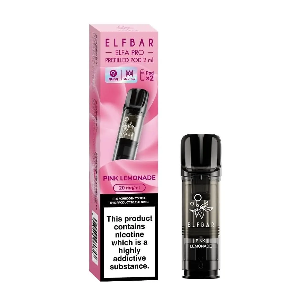 Pink Lemonade Prefilled Pods Elfa PRO Series by Elf Bar (2 x 2ml)
