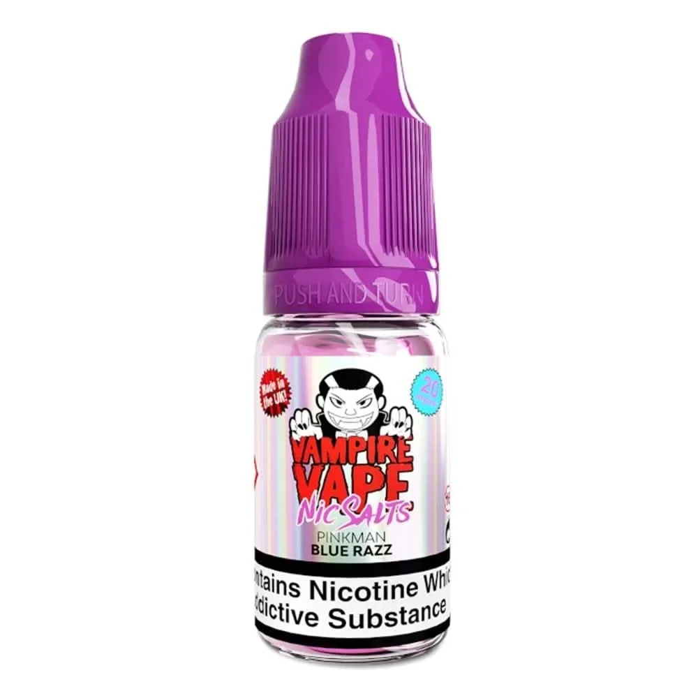 Pinkman Blue Razz Nic Salt E-Liquid by Vampire Vape (10ml)
