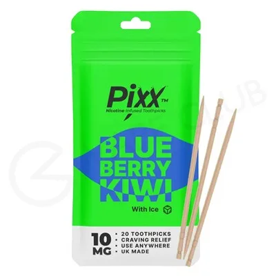 Pixx Blueberry Kiwi Nicotine Toothpicks