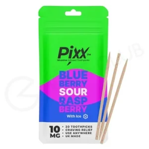 Pixx Blueberry Sour Raspberry Nicotine Toothpicks