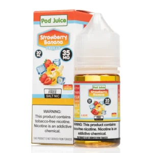 Pod Juice 30ml Salt – Strawberry Banana Freeze