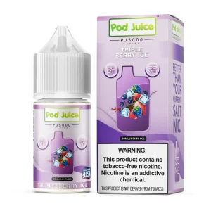 Pod Juice 5000 – Triple Berry Ice Salt 30mL