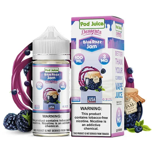 Pod Juice - Blue Razz Jam