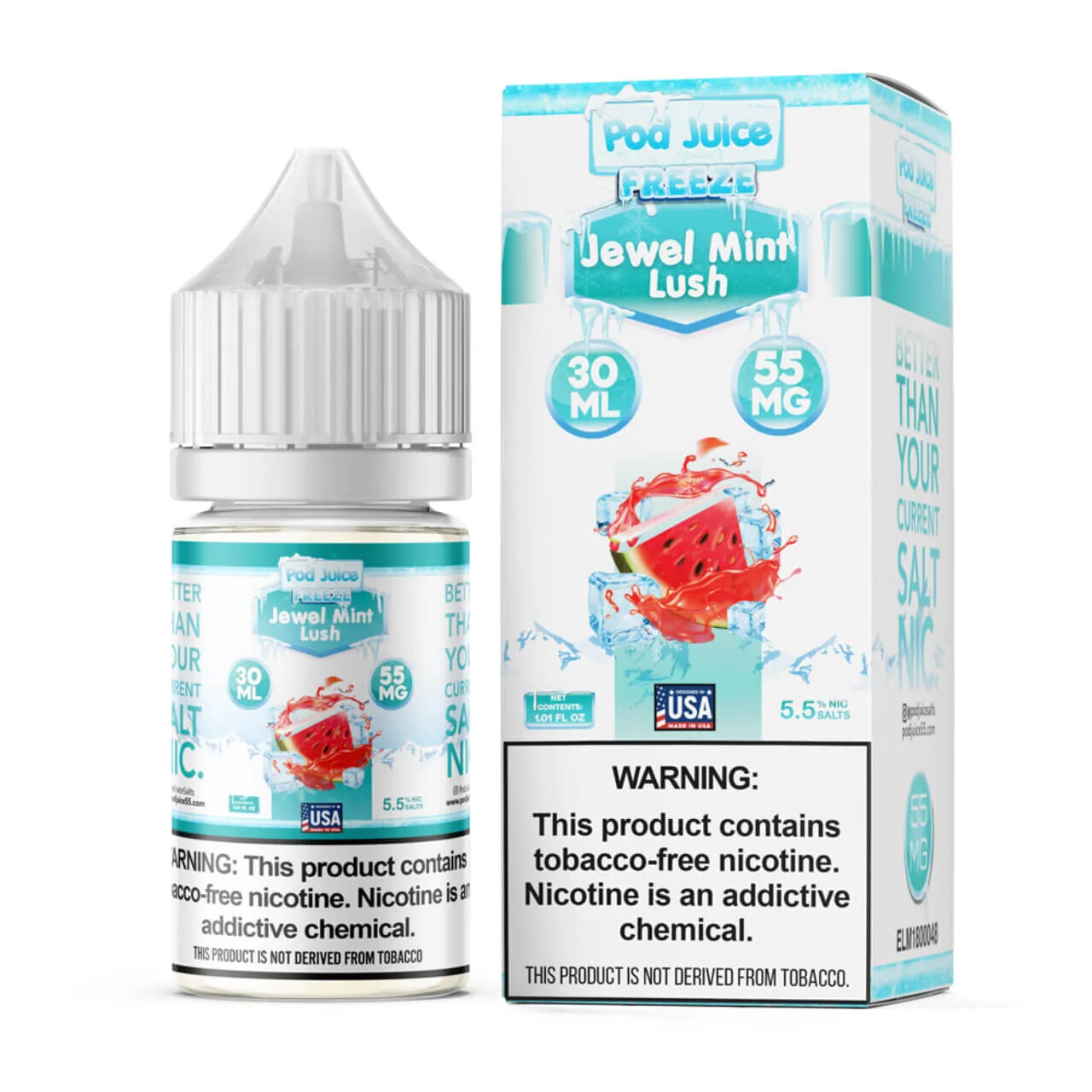 POD JUICE FREEZE - JEWEL MINT LUSH FREEZE Salt 30ml