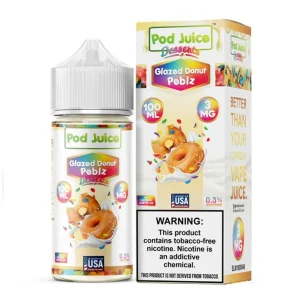POD JUICE - Pod Juice Glazed Donut Peblz 100ml