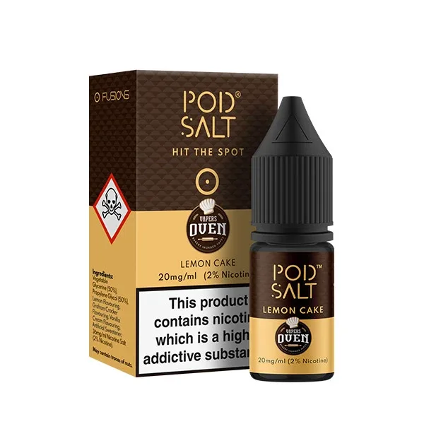 Pod Salt Fusion Lemon Cake Nic Salt E-Liquid
