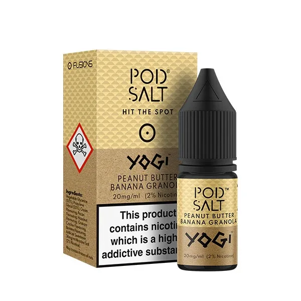 Pod Salt Fusion Peanut Butter Banana Granola Nic Salt E-Liquid