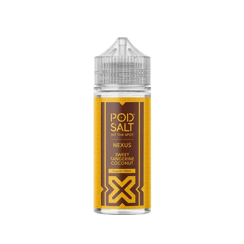 Pod Salt Nexus Sweet Tangerine Coconut 100ml Shortfill E-Liquid