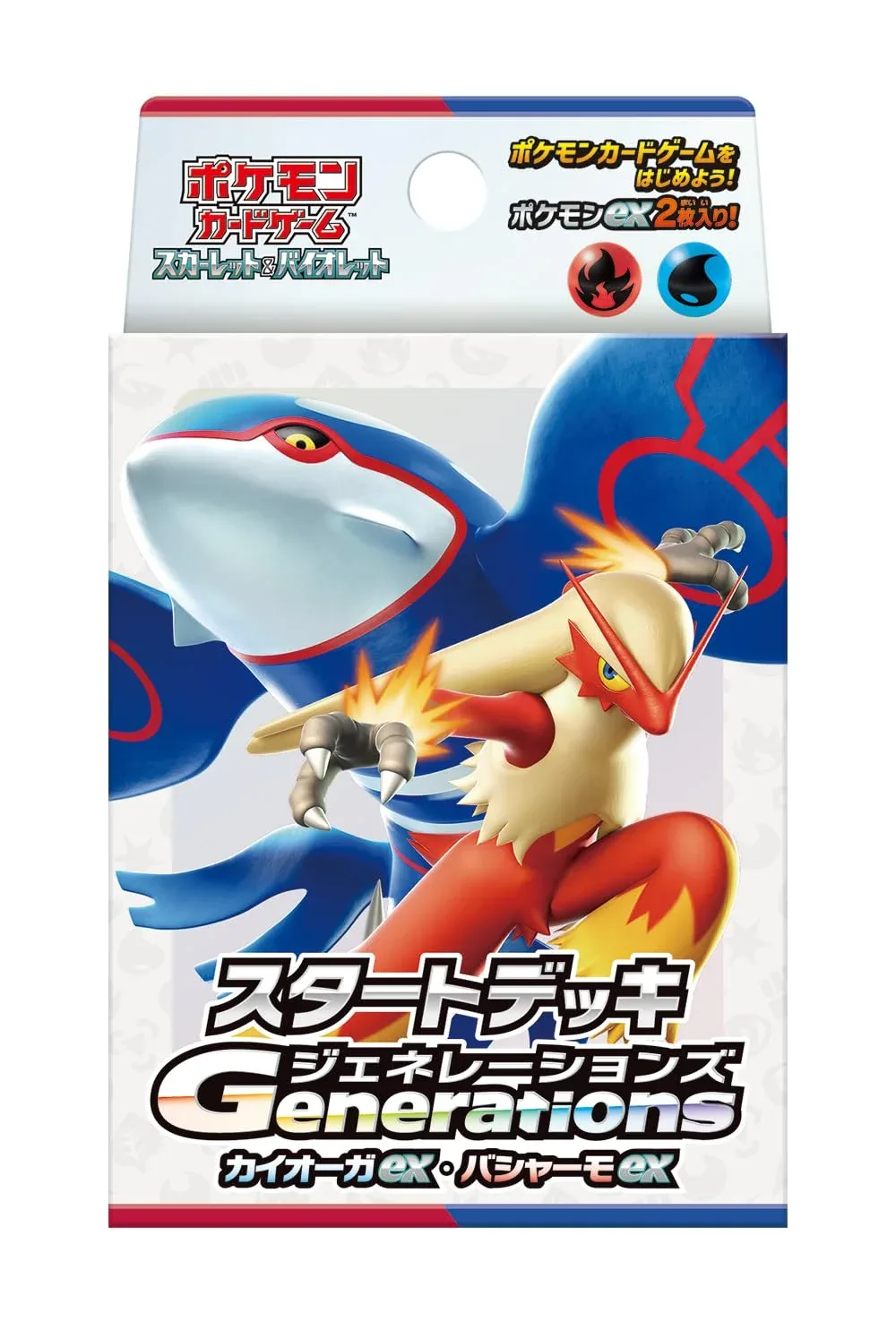 Pokemon Generations Kyogre Ex Blaziken Ex Starter Deck TCG Japan Cards
