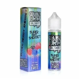 Double Drip Super Berry Sherbet Coil Sauce E-Liquid Shortfill 50ml