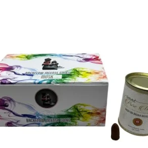 Goloka Backflow Cones - Musk Backflow Incense 24 Cones