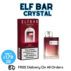 Rainbow Candy Elf Bar Crystal 600 Disposable Kit | ONLY £1.79