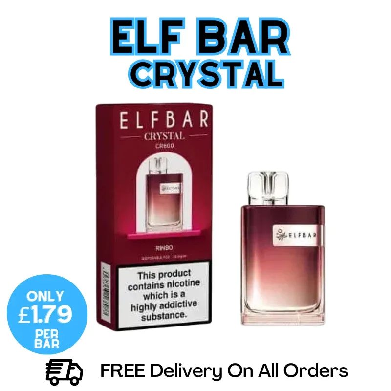 Rainbow Candy Elf Bar Crystal 600 Disposable Kit | ONLY £1.79