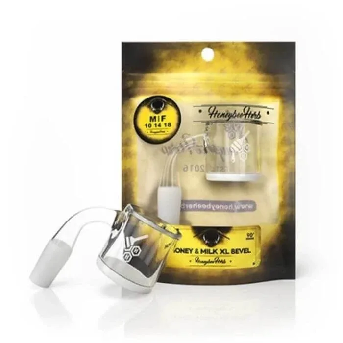 Honey & Milk XL Bevel Quartz Nail by Honeybee Herb