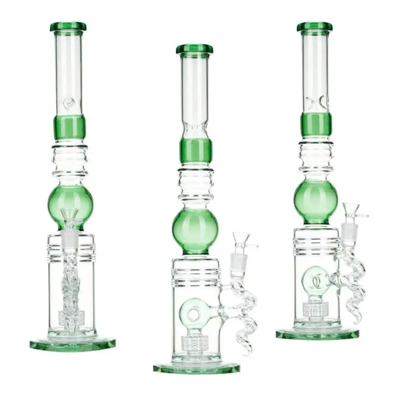 18.5″ Shower Head Percolator Glass Bong - Image 2