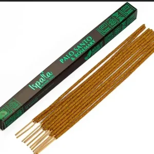 Ispalla - Organic Palo Santo & Rosemary Incense Sticks 10-Pack (9″)