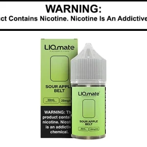 SOUR APPLE BELTS BY 7 DAZE LIQMATE SALTS 30ML