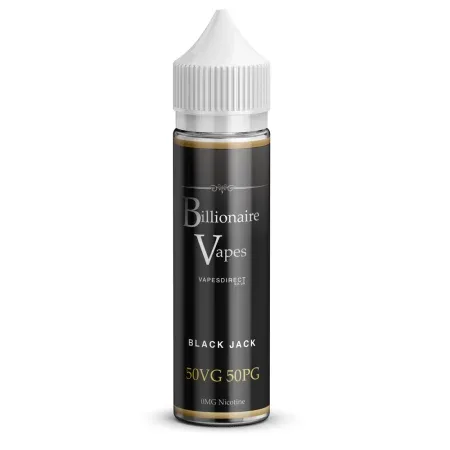 Billionaire Vapes 50/50 Shortfill Black Jack