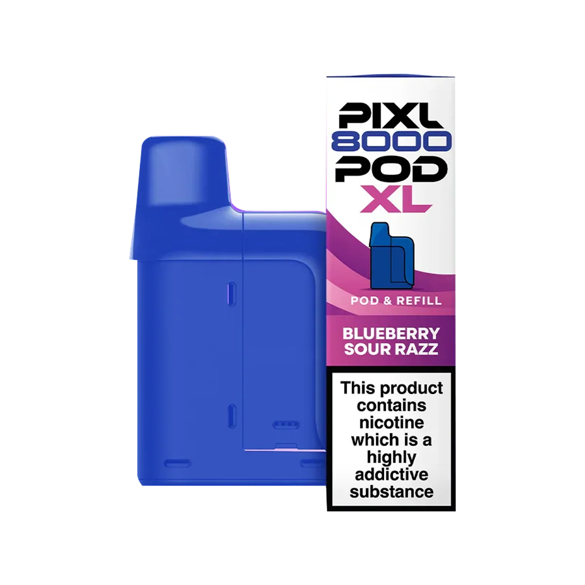 Blueberry Sour Razz Pixl 8000 Refill Pack