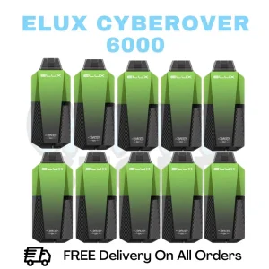 Watermelon Ice Elux CyberOver 6000 Box Of 10