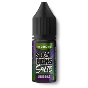 Six Licks Nic Salt Eliquid - Liquid Gold