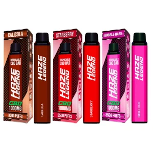 Haze Legend CBD Kit 1000mg 3500 Puffs