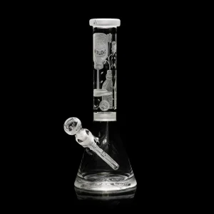 Milkyway Glass - 14" Potion Rose Clear Beaker