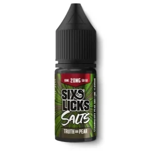 Six Licks Nic Salt Eliquid - Truth or Pear