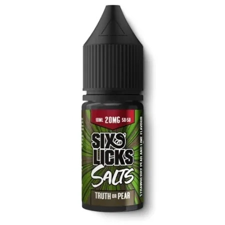 Six Licks Nic Salt Eliquid - Truth or Pear