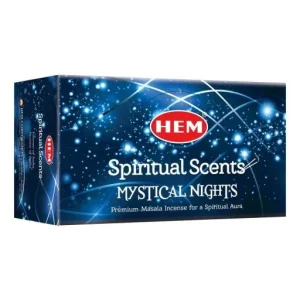 HEM Spiritual Scents – Mystical Nights Premium Hand-Rolled Masala Incense (15g)