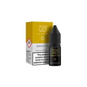 Pod Salts Mango Ice 10ml Nic Salt Eliquid