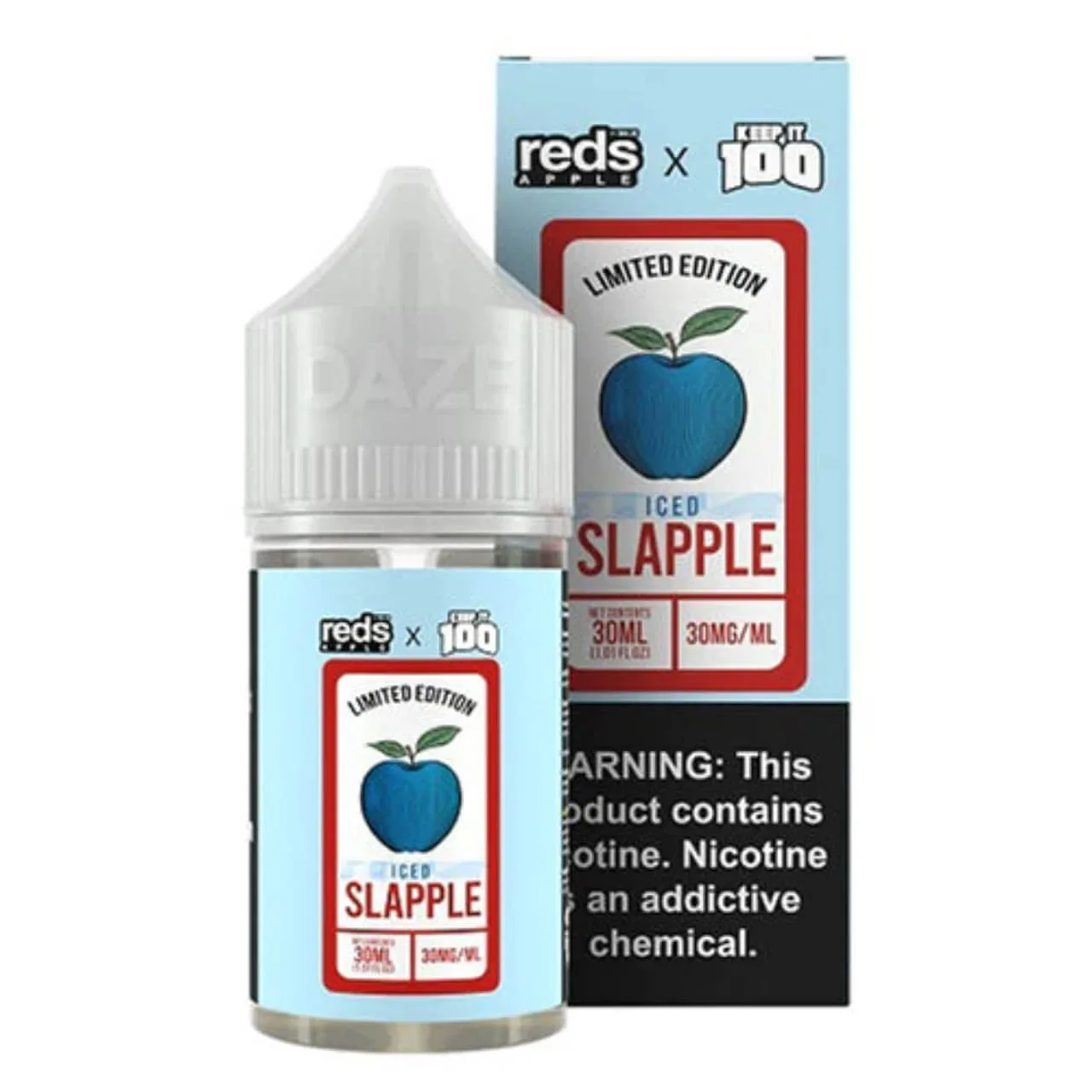 Slapple Ice SALT | Red's Apple X Keep it 100 | 30ml (Final Closeout) - Image 2