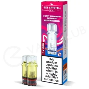 Cherry Strawberry Raspberry SKE Crystal Plus Prefilled Pod